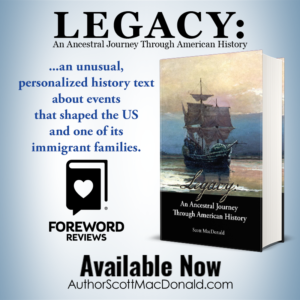 Legacy by Scott MacDonald available now everywhere fine books are sold #genealogy 